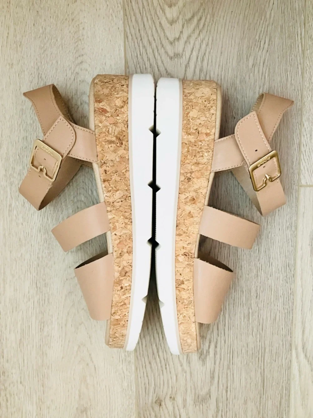 Dr. Scholl's Once Twice Platform Espadrille Wedge Sandal Tawny Brown 10
